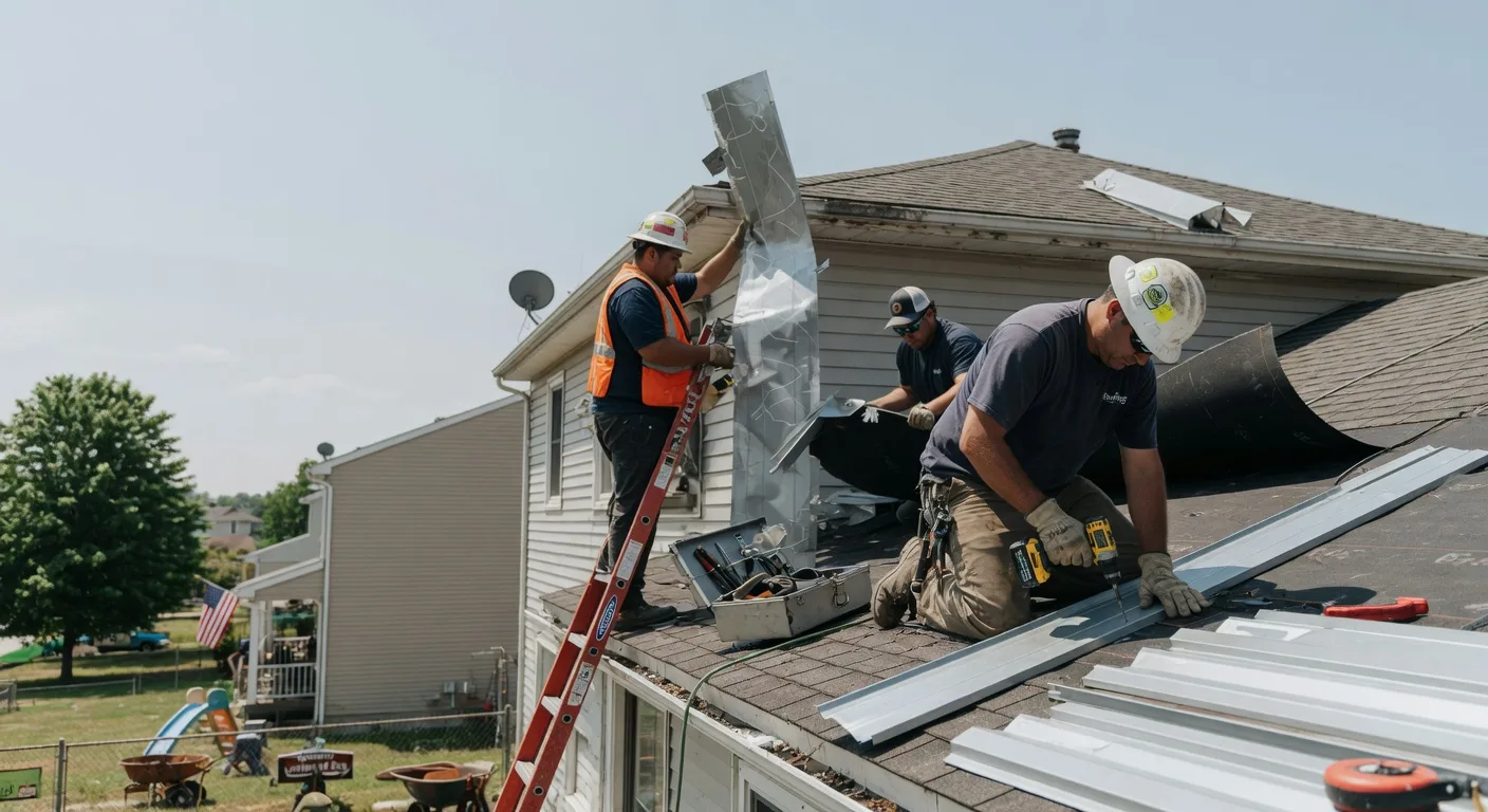 Storm Damage Metal Roof Repair in Port Elizabeth, NJ